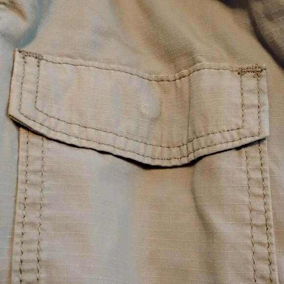 CARHARTT LIGHT TAN/ KHAKI HOODED UTILITY JACKET WOMEN'S SZ MED. - Picture 7 of 16